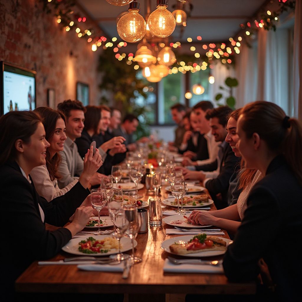 Celebrazione di un traguardo aziendale
